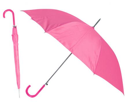 Зонт-трость, ручка в цвет купола